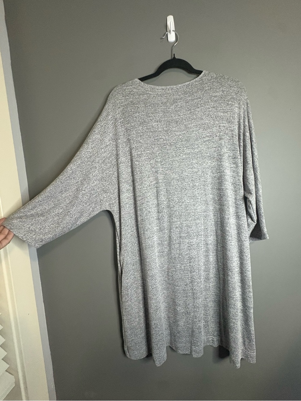 Wilfred Free by Aritzia Heather Gray Oversized Tunic Dress Size Large - Picture 7 of 9